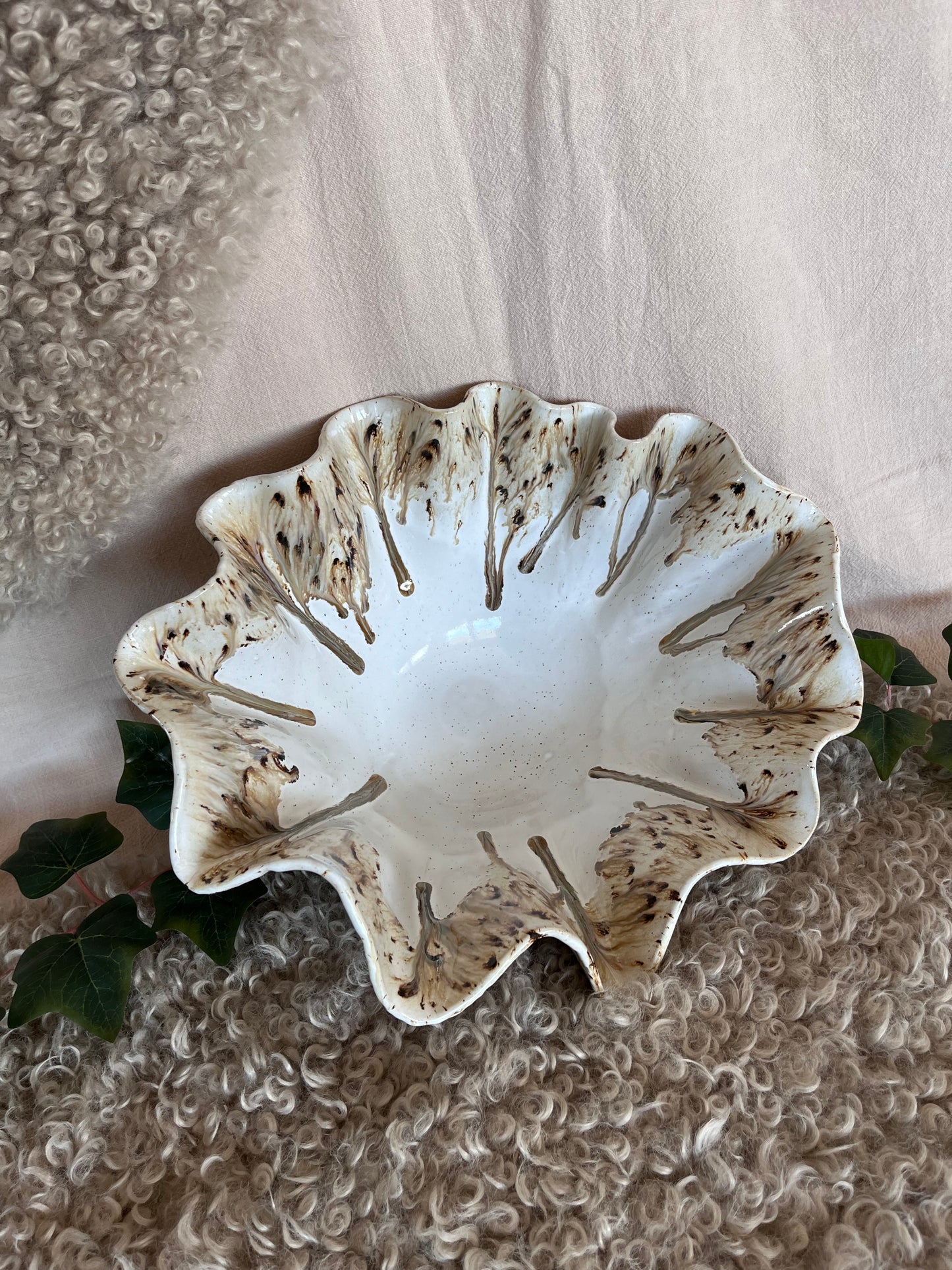 Stor skål Cappuccino drip
