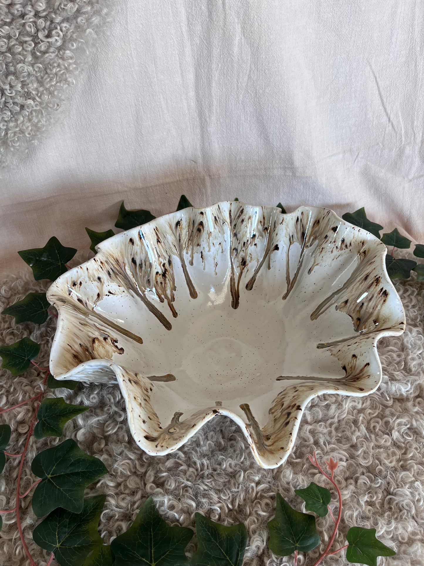 Stor skål Cappuccino drip