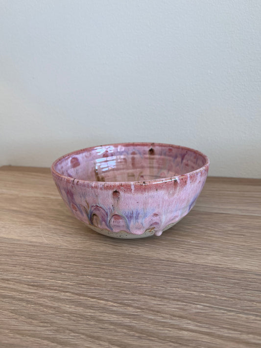 Frukostskål Pink Drip