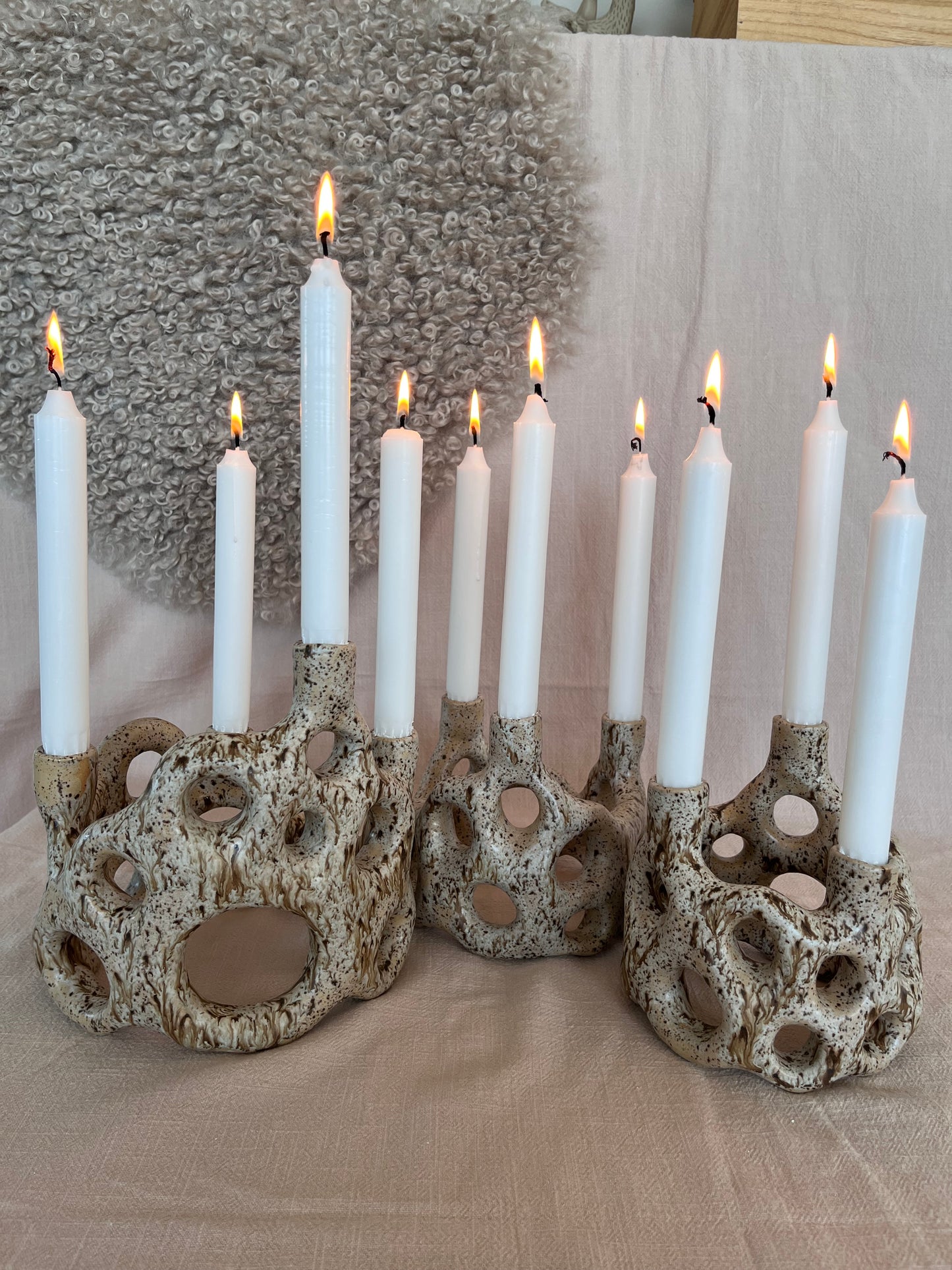 Ljusstake Brunspräcklig