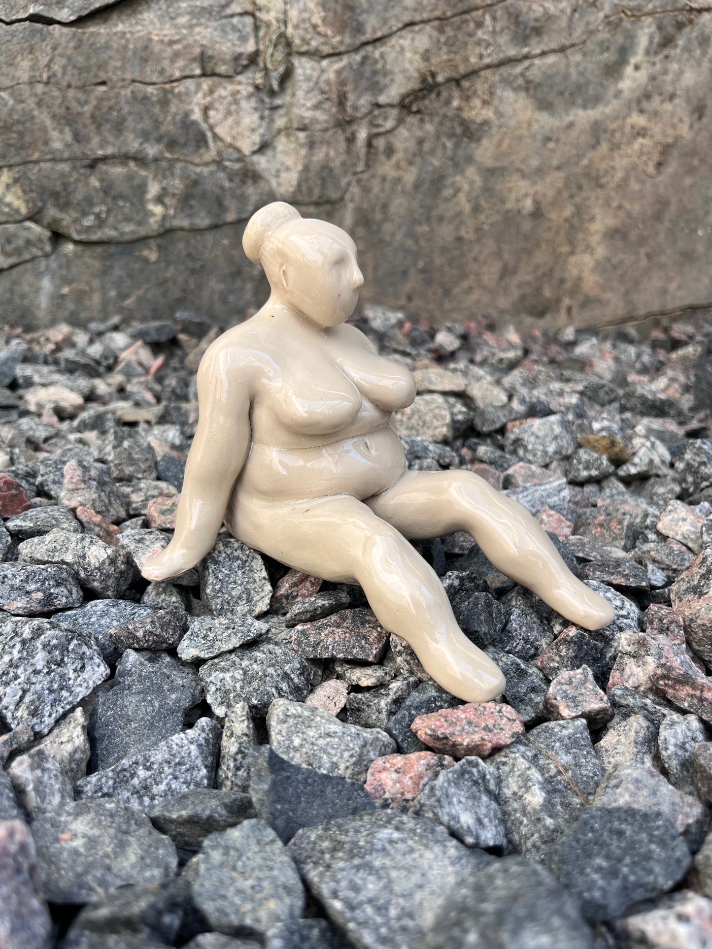 Skulptur ”Solbadaren”