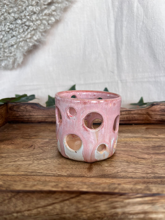 Ljuslykta Pink drip
