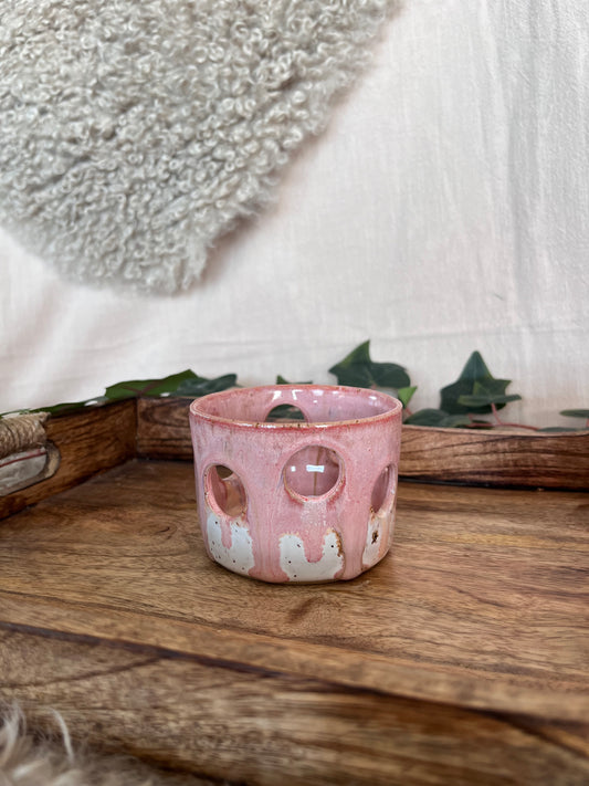 Ljuslykta Pink drip