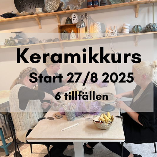 Keramikkurs 6 tillfällen Majorna