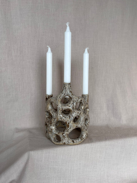 Ljusstake Brun