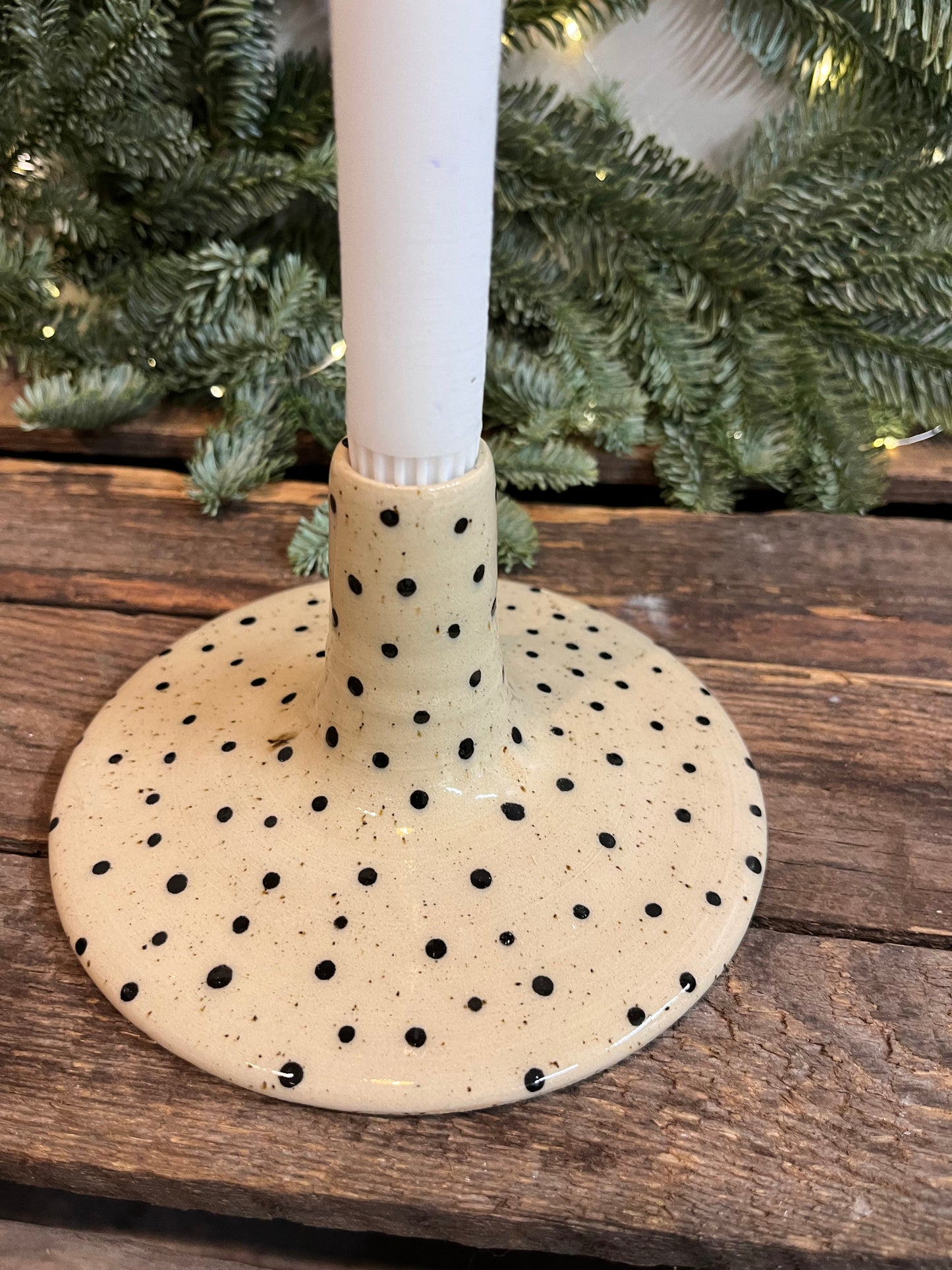 Ljusstake ”Polkadott” #1