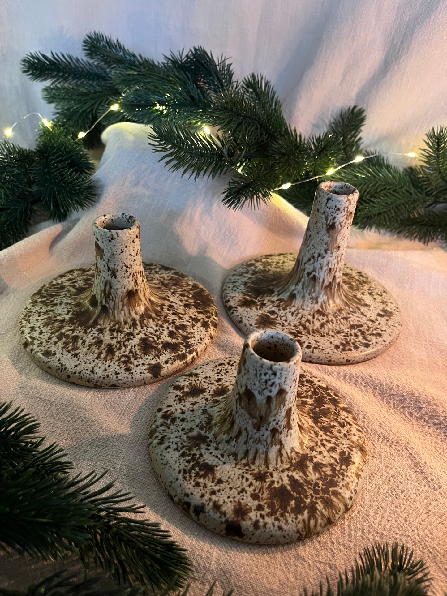 Ljusstake Brunspräcklig