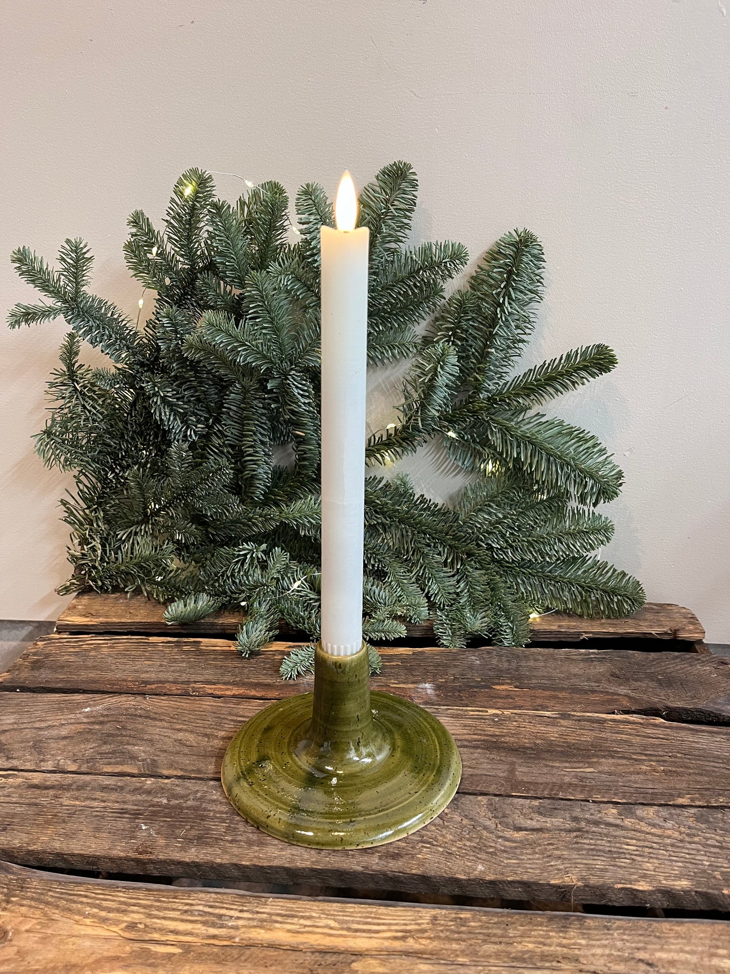 Ljusstake Grön #3