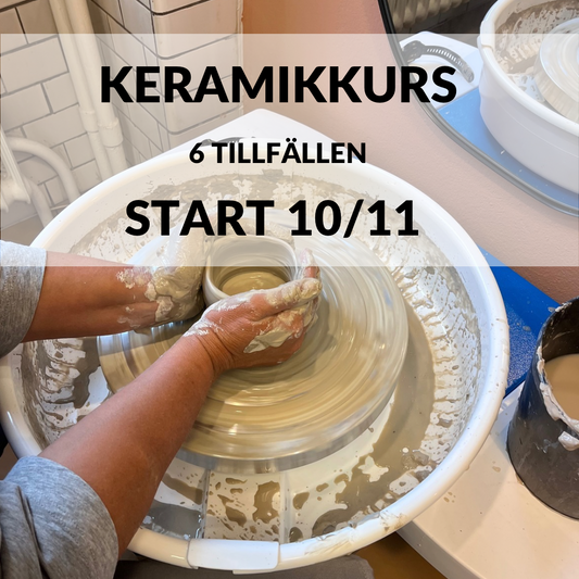 Keramikkurs Start 10/11 2026