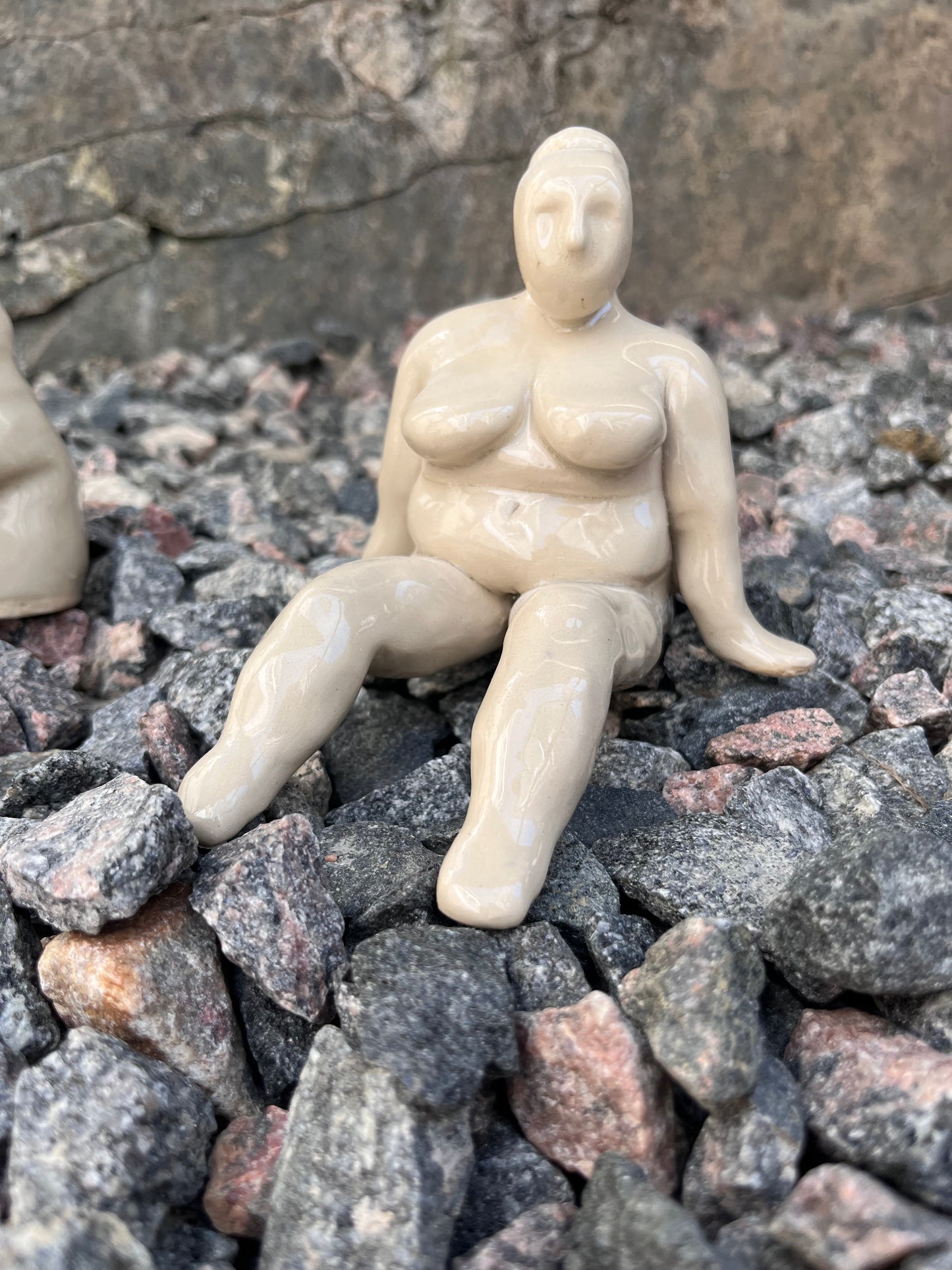 Skulptur ”Solbadaren”
