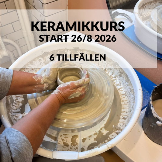 Keramikkurs Start 26/8 2026