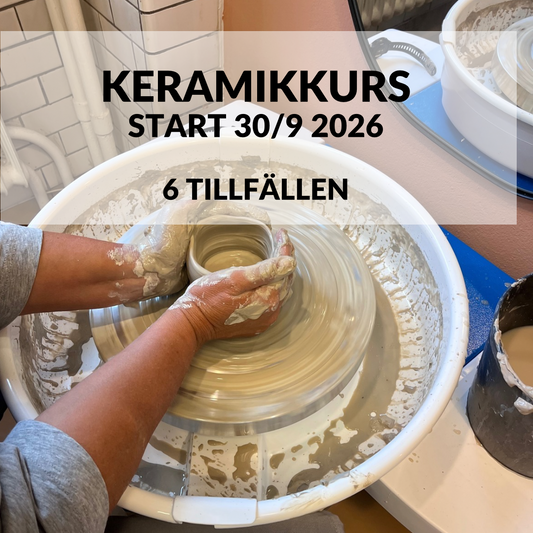 Keramikkurs Start 30/9 2026
