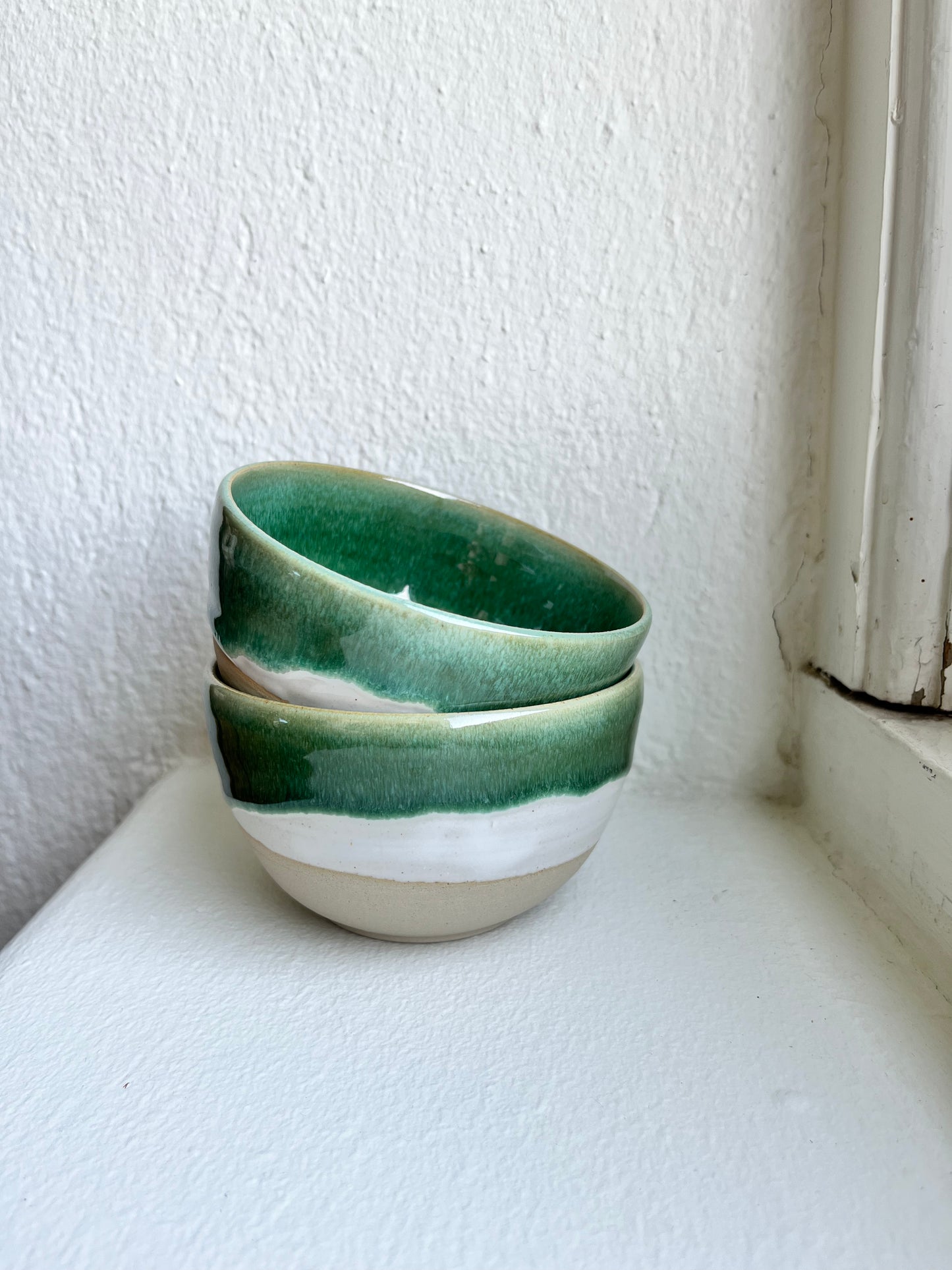 Dessertskål Green drip