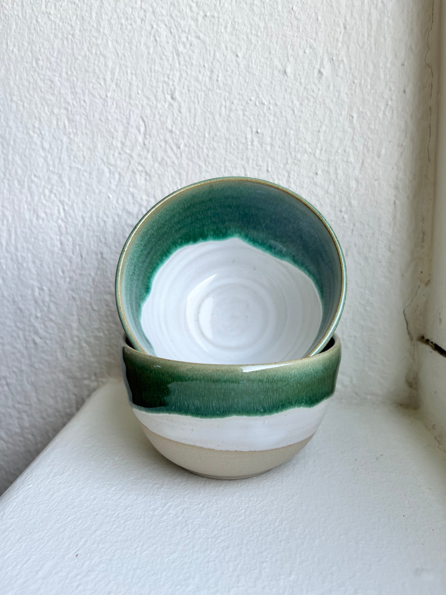 Dessertskål Green drip